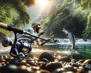 Zu sehen ist Bild 1 zum Beitrag mit dem Thema: Mitchell Adventure 2 Spinnrute