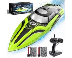 Zu sehen ist Bild 1 zum Beitrag mit dem Thema: DEERC RC Boot mit LED-Licht