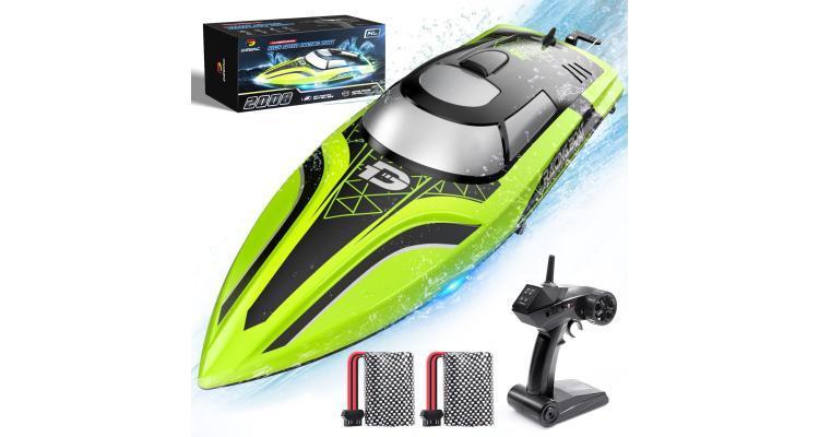 Zu sehen ist Bild 1 zum Beitrag mit dem Thema: DEERC RC Boot mit LED-Licht