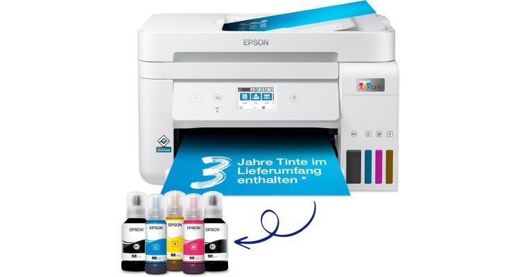 Zu sehen ist Bild 1 zum Beitrag mit dem Thema: Epson EcoTank ET-4856