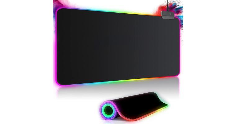 Zu sehen ist Bild 1 zum Beitrag mit dem Thema: Gaming Mauspad RGB Mousepad 800x300mm XXL