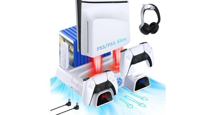 Zu sehen ist Bild 1 zum Beitrag mit dem Thema: NexiGo PS5 Vertikaler Ständer