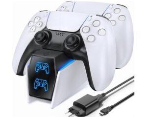 Zu sehen ist Bild 1 zum Beitrag mit dem Thema: PS5 Ladestation 2 Std Schnelllader