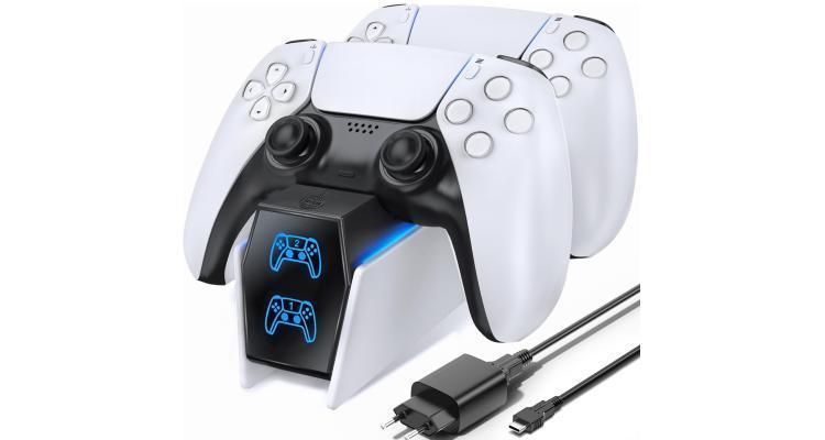 Zu sehen ist Bild 1 zum Beitrag mit dem Thema: PS5 Ladestation 2 Std Schnelllader